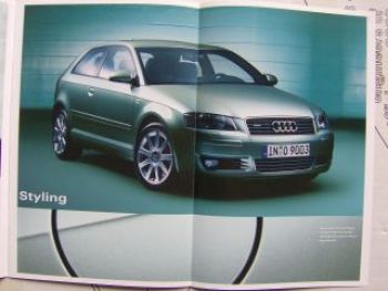 Audi personally yours exclusive A3 Prospekt September 2003
