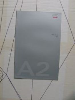 Audi Preisliste A2 (8Z0) FSI +TDi Oktober 2004 NEU