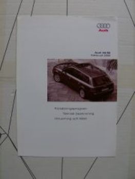 Audi A6/S6 Fakta juli 2000 Dänemark Prospekt