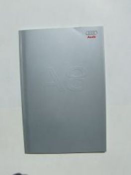 Audi A8 Prospektmappe Oktober 2004 NEU