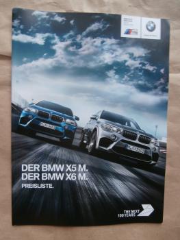 BMW X5 M F85 X6 M F86 August 2016