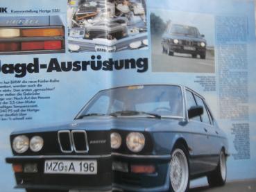 Sportfahrer 8/1981 Hartge BMW 535i E28,Jetta Allrad,neue 5er Reihe,
