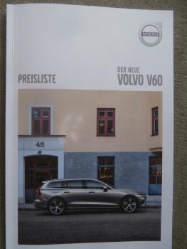 Volvo neue V60 +inscription +R-Design +Cross Country T5 T6 AWD T8 Twin Engine AWD D3 D4 +AWD Preisliste 10/2018