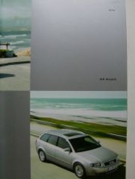 Audi Die Modelle Gesamtprospekt Juli 2001