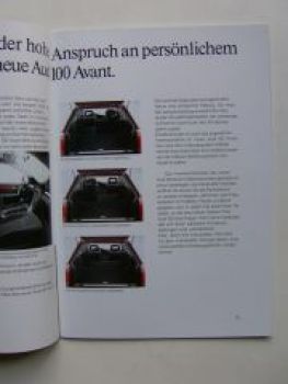 Audi 100 Avant (C4) Prospekt Juli 1991 Rarität