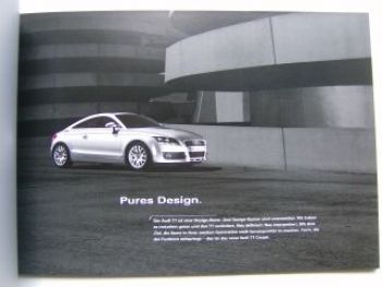 Audi TT Coupe Prospekt +Preisliste April 2006 NEU