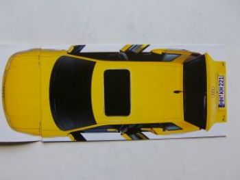 Audi A3 (8I) Fünftürer Infoflyer Februar 1999 NEU