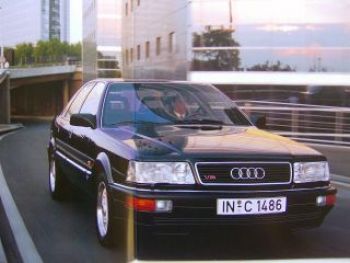 Audi V8-Modelle Prospekt Oktober 1992 3.6 4.2 (4C2)