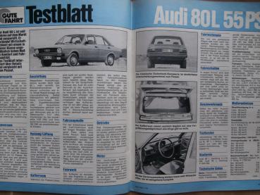 Gute Fahrt 11/1975 Porsche 911 Carrera 3.0,Audi 80L mit 55 PS,KW Weinsberg LT, Westfalia LT,Gérard LT28,