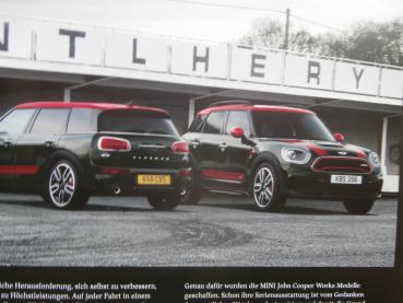 Mini John Cooper Works 3-Türer F56 Cabrio F57 Clubman F54 Countyman F60 September 2017
