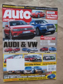 Auto Zeitung 4/2016 718 Boxster,F-Pace,VW BUDD-e,911 Turbo (991), Smart Fortwo Cabrio, Focus RS,RAV4 Hybrid,RC 200t,