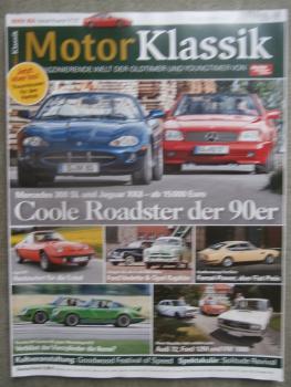 Motor Klassik 9/2017 Mercedes Benz 300SL R129 vs. Jaguar XK8 Roadster,Fiat Dino Kaufberatung,Ford Vedette vs. Opel Kapitän