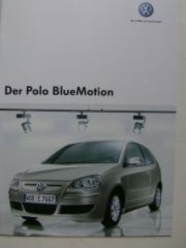VW Polo BlueMotion Prospekt Juni 2007 NEU