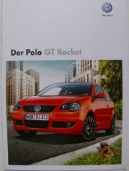 VW Polo GT Rocket Prospekt  Oktober 2008 NEU