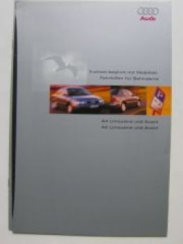 Audi Fahrhilfen für Behinderte A4 +A6 Limousine/Avant Prospekt