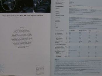 Audi A4 hoch 3 Pakete für Individualisten Prospekt Mai 2000