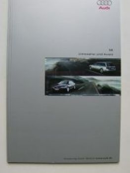 Audi S6 Limousine & Avant Prospekt April 2001 NEU Typ 4B