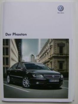 VW Phaeton Prospekt Mai 2007 +Preisliste Typ 3D2