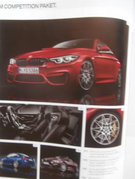 BMW M4 Coupé F82 +Cabrio F83 +M3 Limousine F80 +M Competion Paket März 2018