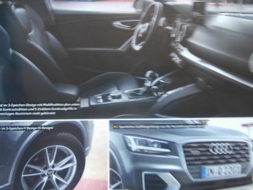 Audi Q2 1.0 TFSI ultra 1.4TFSI 2.0 TFSI quattro 1.6 TDI 2.0TDI quattro +sport +design  Typ GA April 2017