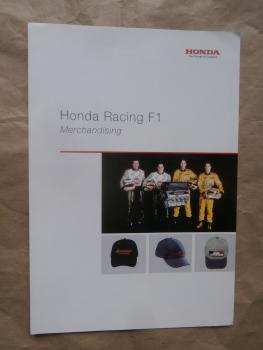 Honda Racing F1 Merchandising Prospekt 1/2007 Klamotten