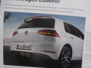 VW Golf VII & Variant & Alltrack Katalog Version Österreich +R Line Februar 2018