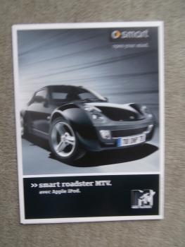 smart roadster MTV avec Apple iPod Prospekt Katalog  Französisch