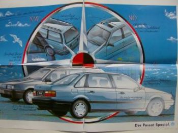 VW Passat +Variant Special Prospekt August 1992 3A2 35i