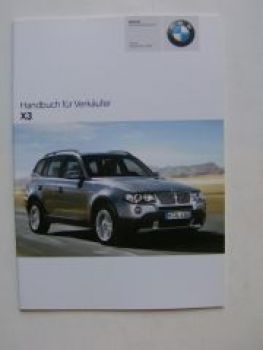 BMW Handbuch für Verkäufer X3 E83 September 2007