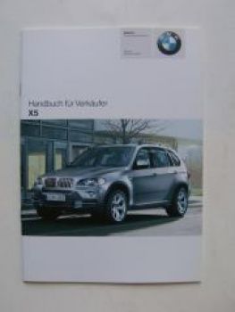 BMW Handbuch für Verkäufer X5 E70 Oktober 2007