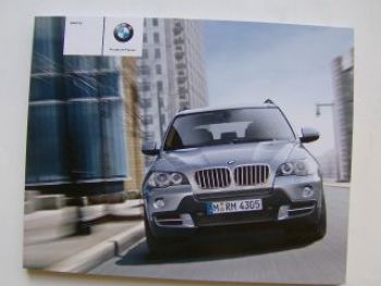 BMW X5 E70 Prospekt +Individual März 2009 NEU