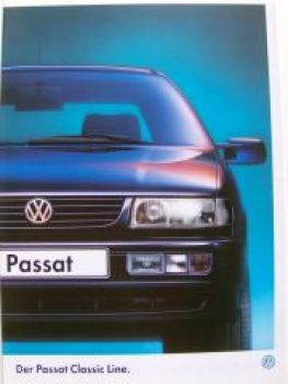 VW Passat Classic Line Prospekt September 1995 3A2