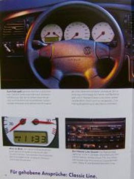 VW Passat Classic Line Prospekt September 1995 3A2