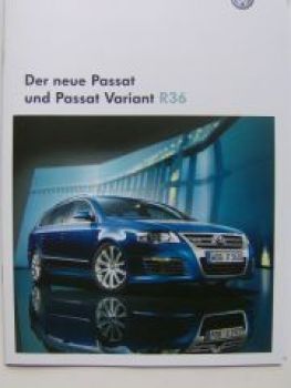 VW Passat +Variant R36 Prospekt (3C) Mai 2008 NEU