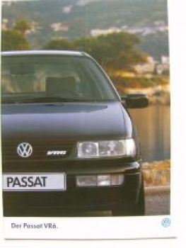 VW Passat VR6 Prospekt 3A2 35i Januar 1996 NEU