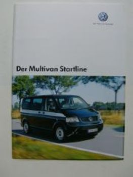 VW Multivan Startline Prospekt Januar 2007 T5 7HB 7HJ