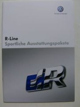 VW R-Line Sportliche Ausstattungspakete Prospekt Juni 2007