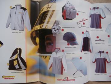 Honda Racing F1 Merchandising Prospekt 1/2007 Klamotten