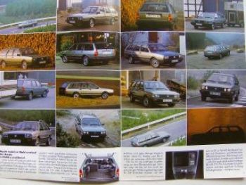 VW Passat Variant 32B syncro GT Prospekt Februar 1985