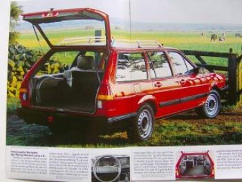 VW Passat Variant syncro Prospekt Januar 1986 32B
