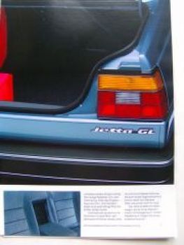 VW Jetta Typ 19E Prospekt August 1987 Rarität
