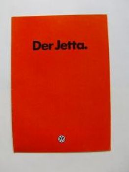 VW Jetta Prospekt 19E August 1984 Rarität