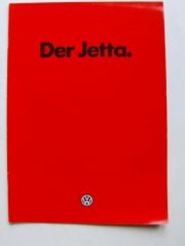 VW Jetta Prospekt Typ 16 August 1982 Rarität
