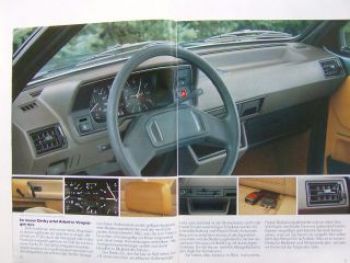 VW Derby Typ 86 Prospekt Januar 1982 Rarität