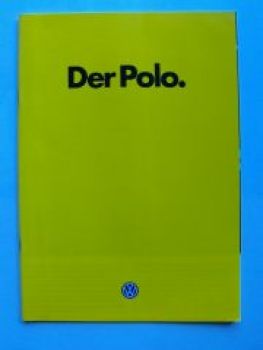 VW Polo Steilheck Typ 86C Prospekt August 1983