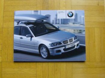 BMW Original Teile & Zubehör Prospekt 3er Reihe E46 2002