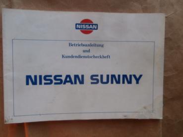 Nissan Sunny Betriebsanleitung 1987