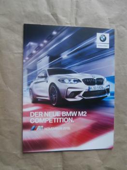 BMW M2 Competition F87 November 2018+Preisliste