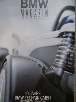 BMW Magazin 10 Jahre BMW Technik GmbH Just 4/2,Z1 Roadster,Z13,C1,E1