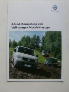 VW Allrad-Kompetenz NFZ Prospekt Mai 2008 T5 NEU